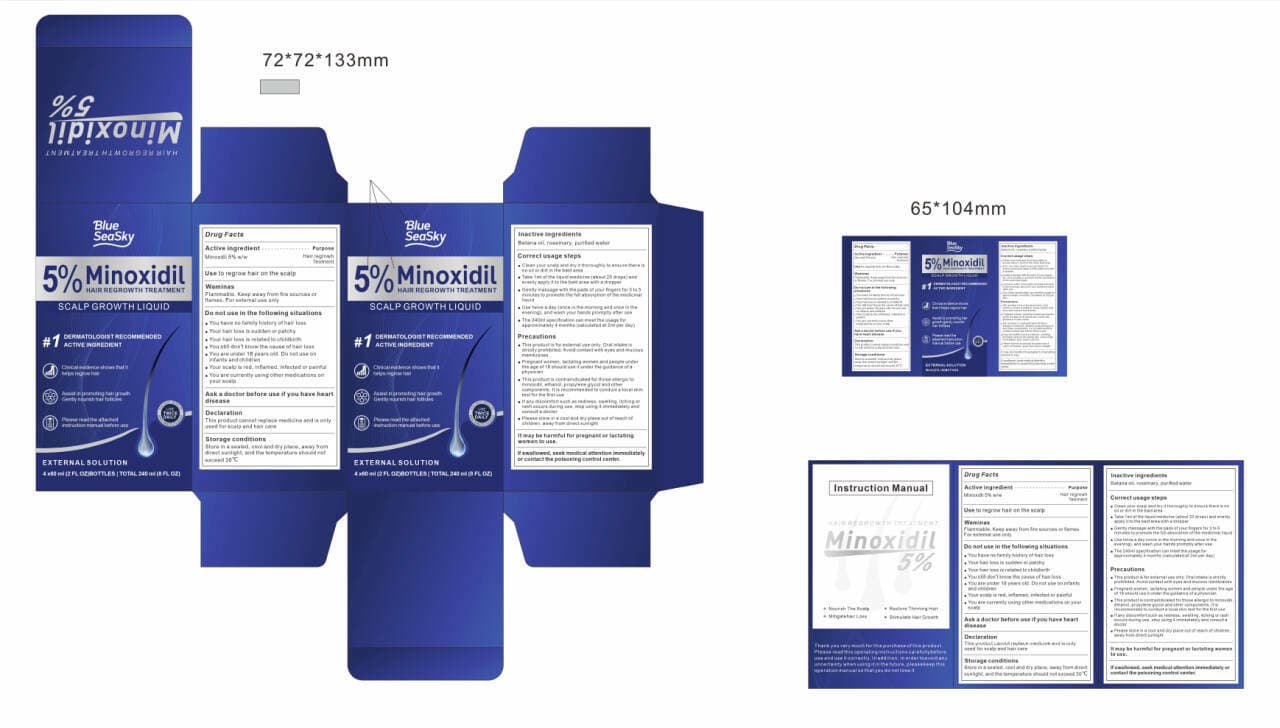 5% Minoxidil Hair Care Solution — Reference image, actual packaging may vary