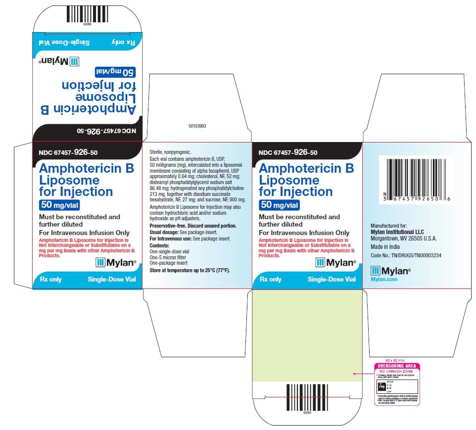 Amphotericin B Liposome — Reference image, actual packaging may vary