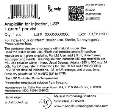 Ampicillin Sodium — Reference image, actual packaging may vary