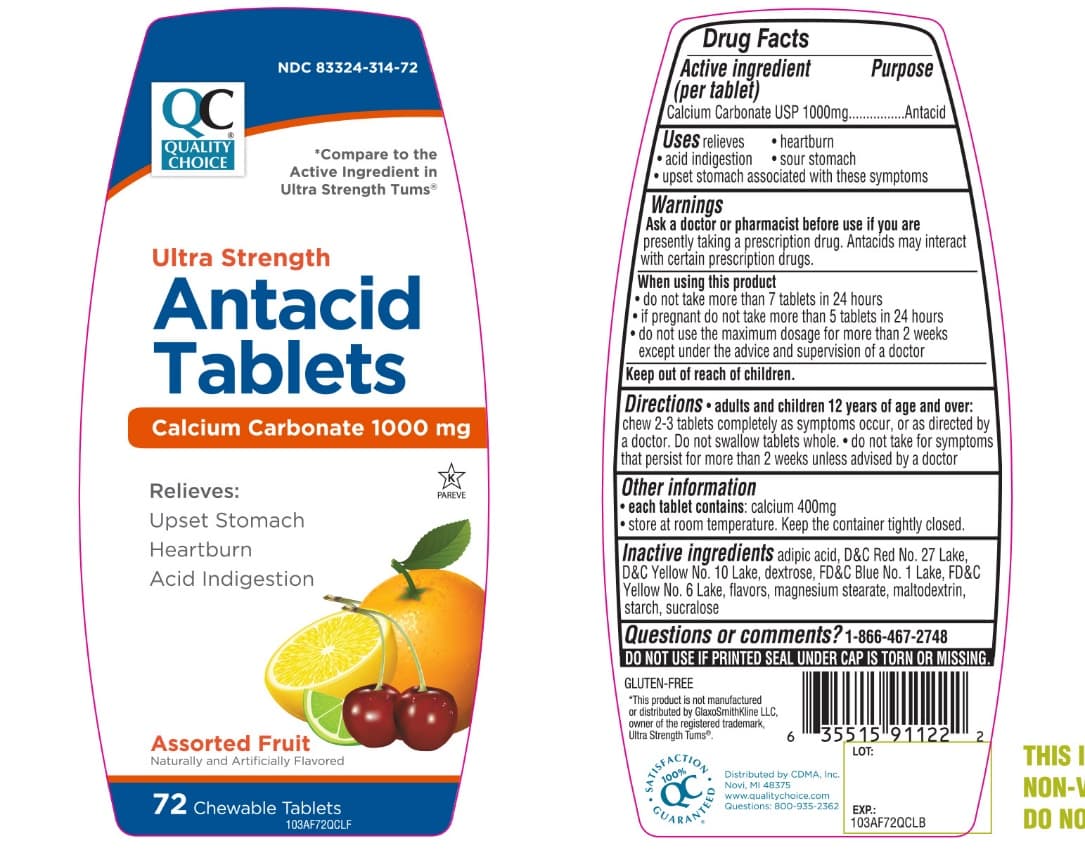 Antacid Tablet (calcium Carbonate) — Reference image, actual packaging may vary