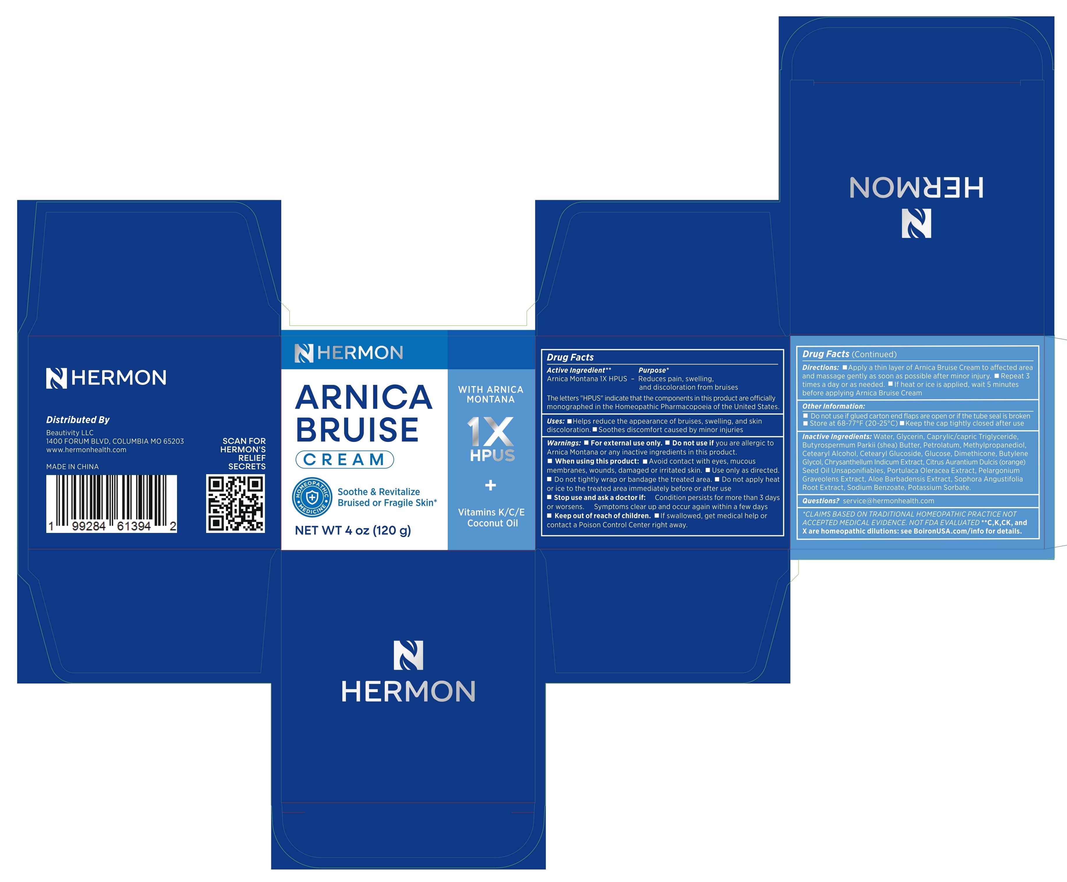 Pharmbanner Arnica Bruise Cream — Reference image, actual packaging may vary