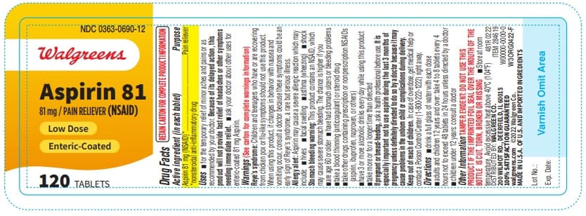 Low Dose Aspirin — Reference image, actual packaging may vary