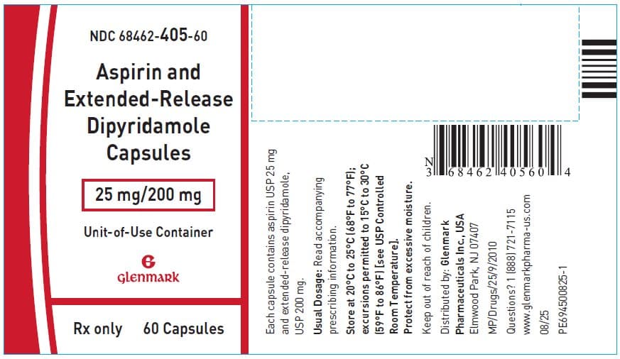 Asprin and Extended-Release Dipyridamole — Reference image, actual packaging may vary