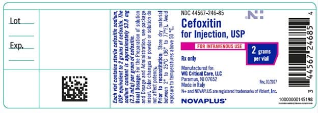 Cefoxitin — Reference image, actual packaging may vary
