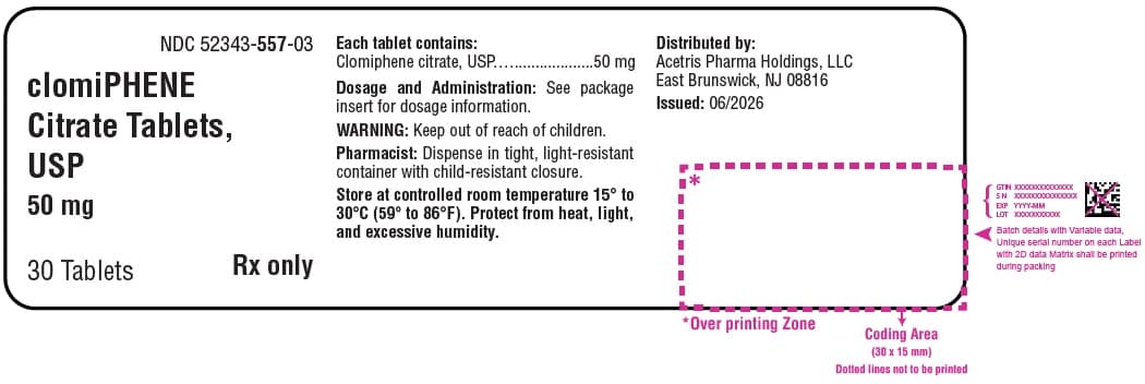 Clomiphene Citrtae — Reference image, actual packaging may vary