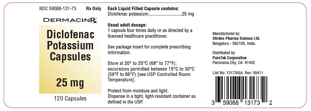Diclofenac Potassium 25 Mg — Reference image, actual packaging may vary