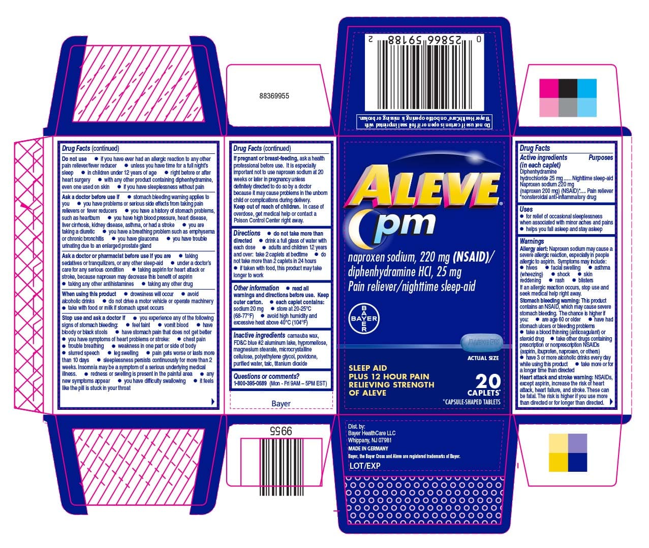 Aleve Pm — Reference image, actual packaging may vary