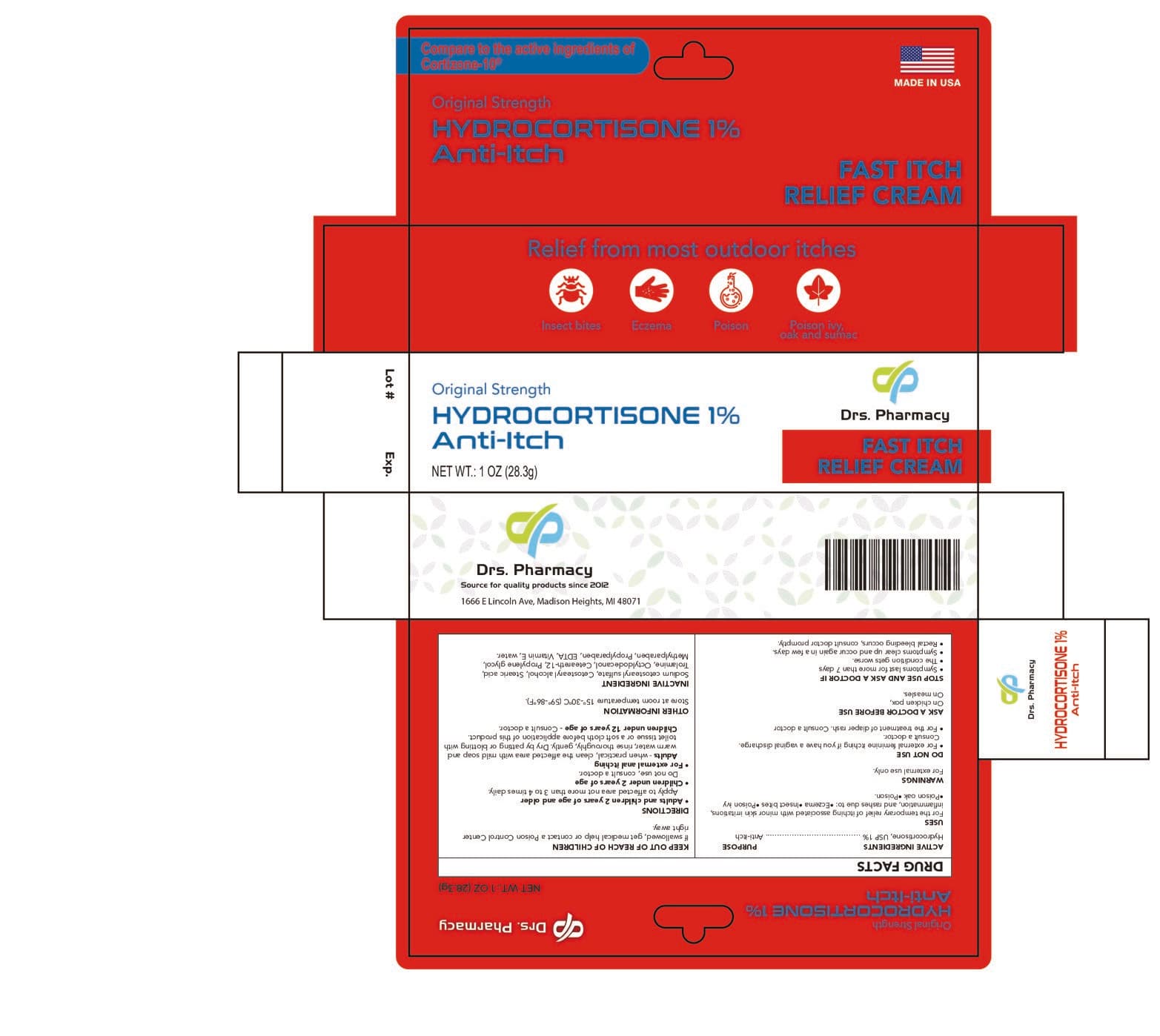 Hydrocortisone — Reference image, actual packaging may vary