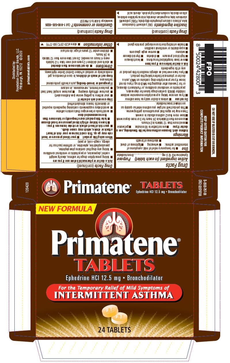 Primatene — Reference image, actual packaging may vary
