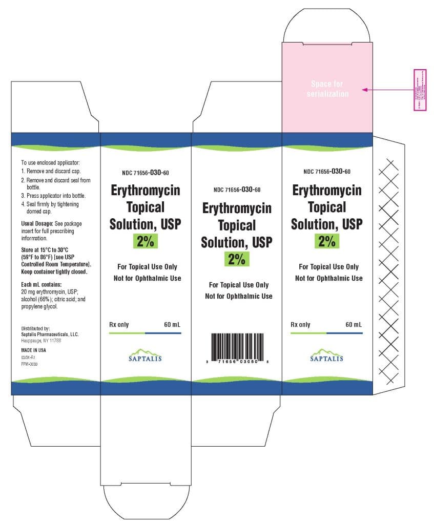 Erythromycin Topical Solution 2% — Reference image, actual packaging may vary