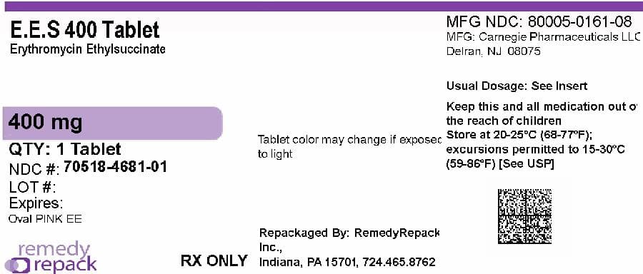Erythromycin — Reference image, actual packaging may vary