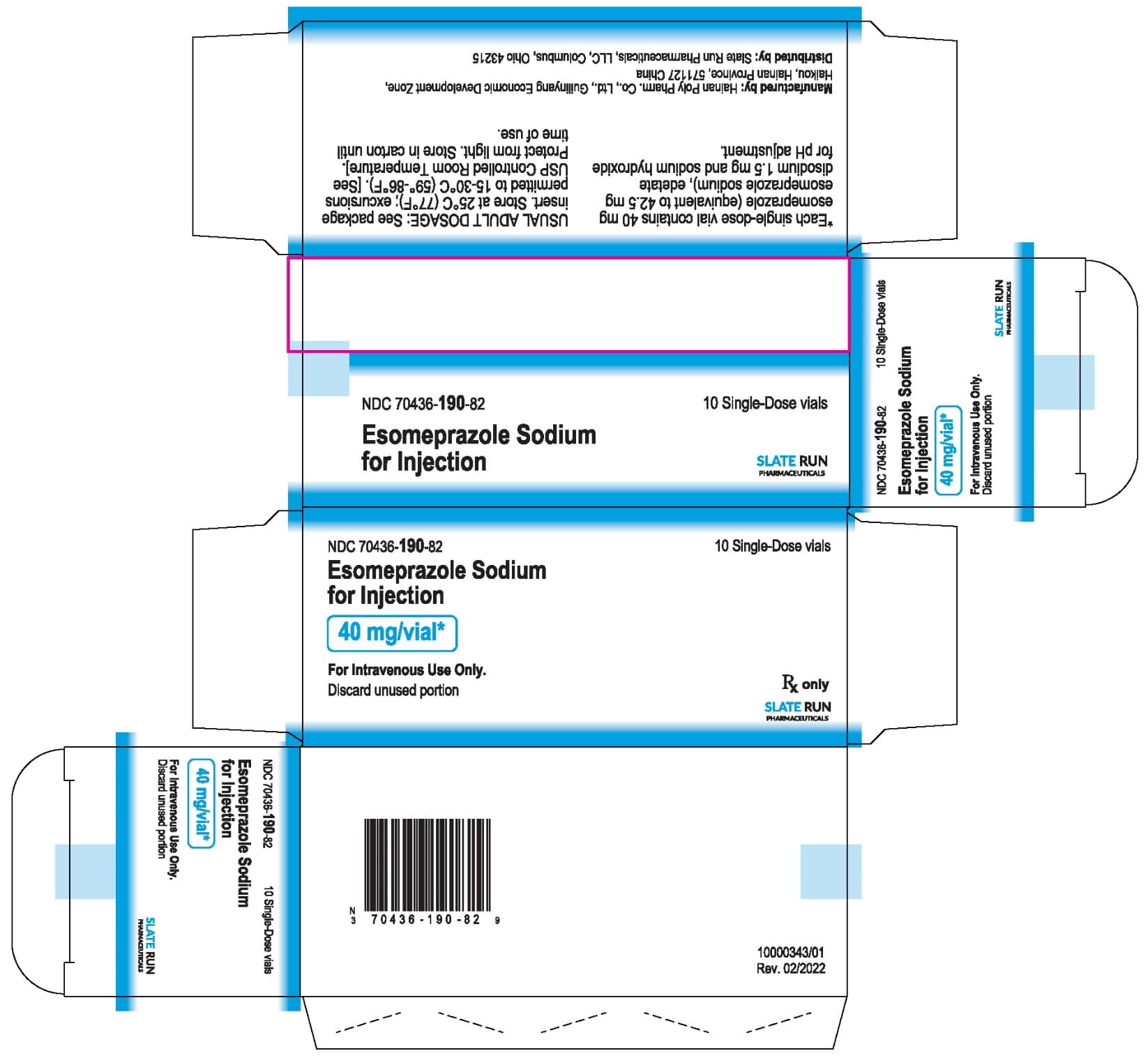 Esomeprazole Sodium — Reference image, actual packaging may vary