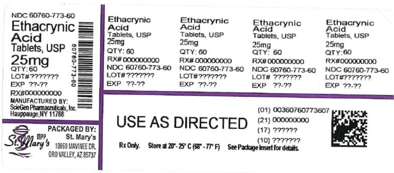 Ethacrynic Acid — Reference image, actual packaging may vary