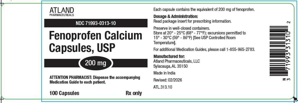 Fenoprofen Calcium — Reference image, actual packaging may vary