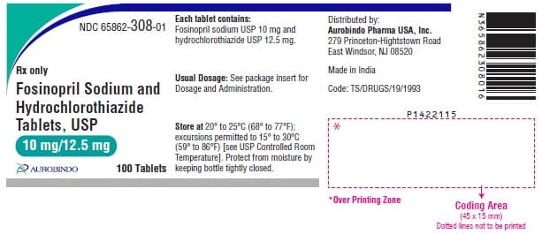 Fosinopril Sodium and Hydrochlorothiazide — Reference image, actual packaging may vary