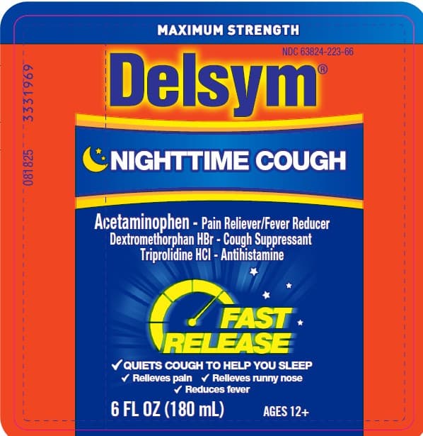 Mucinex Fast-Max Recharge Nighttime Cold and Flu (Acetaminophen, Dextromethorphan Hydrobromide, Triprolidine Hydrochloride) package label