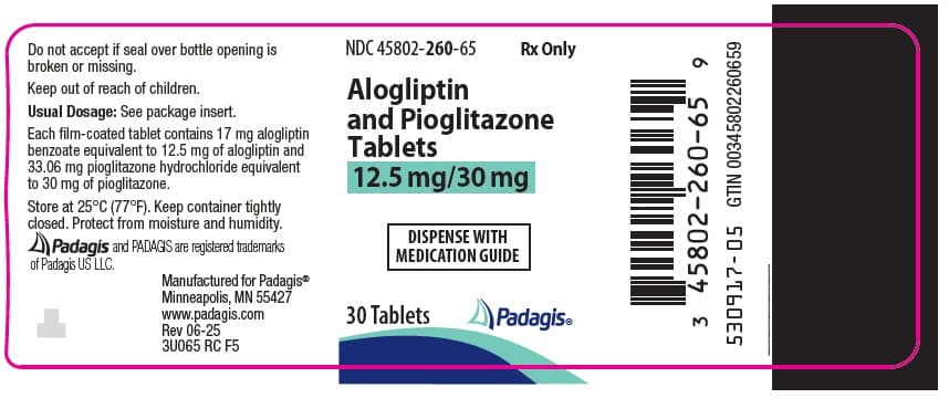 Alogliptin Benzoate and Pioglitazone Hydrochloride package label