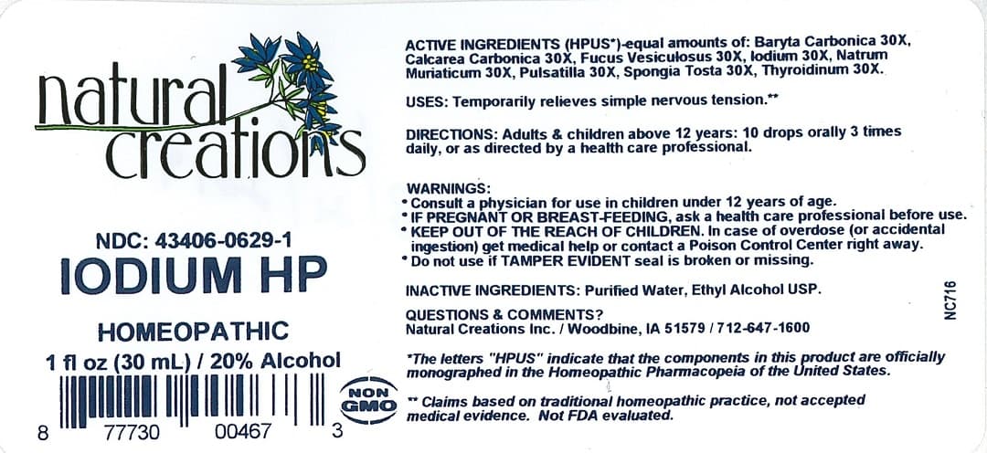 Iodium Hp (Barium Carbonate, Oyster Shell Calcium Carbonate, Crude, Fucus Vesiculosus, Iodine, Sodium Chloride, Pulsatilla Vulgaris, Spongia Officinalis Skeleton, Roasted, Thyroid) package label