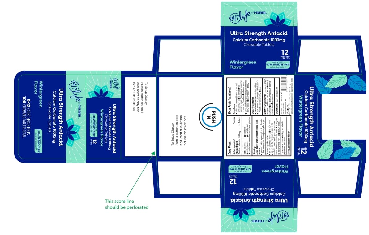 Ultra Strength Antacid (Calcium Antacid) package label