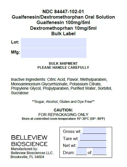 Tussin Dm (Dextromethorphan HBR Guaifenesin) package label