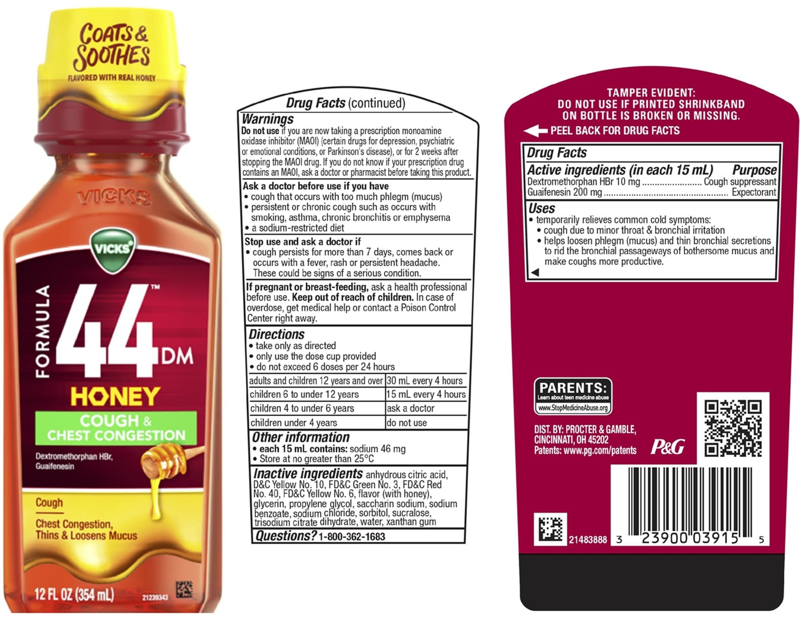 Dextromethorphan HBR package label