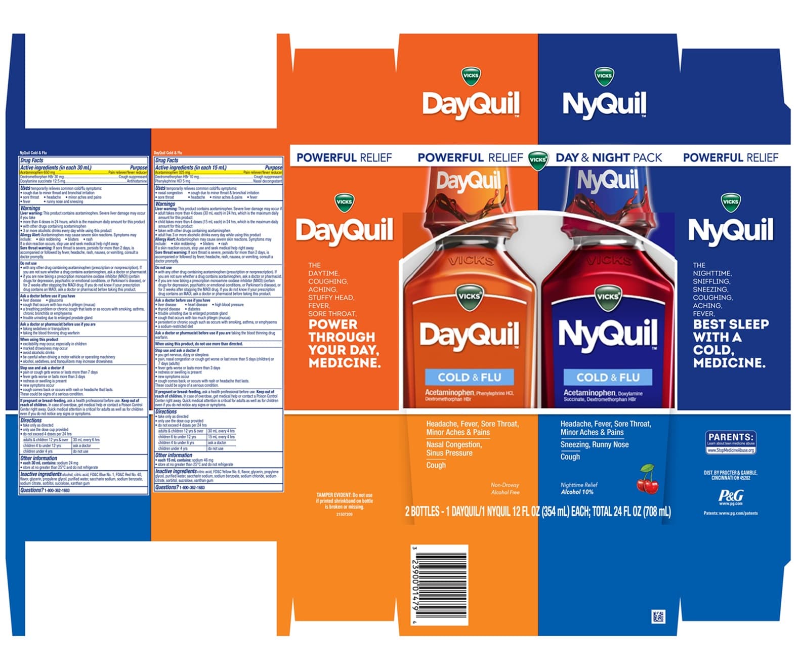 Vicks Nyquil Kids (Doxylamine Succinate, Phenylephrine Hydrochloride and Dextromethorphan Hydrobromide) package label