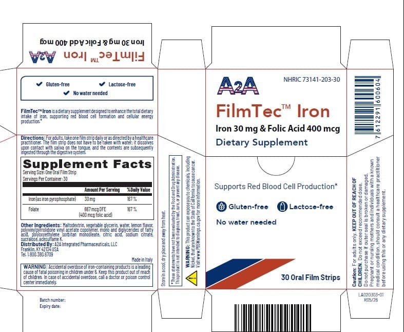 Vitrexyl (Folic Acid) package label