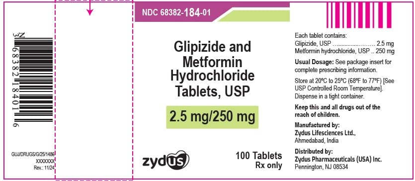 Glipizide and Metformin Hydrochloride package label