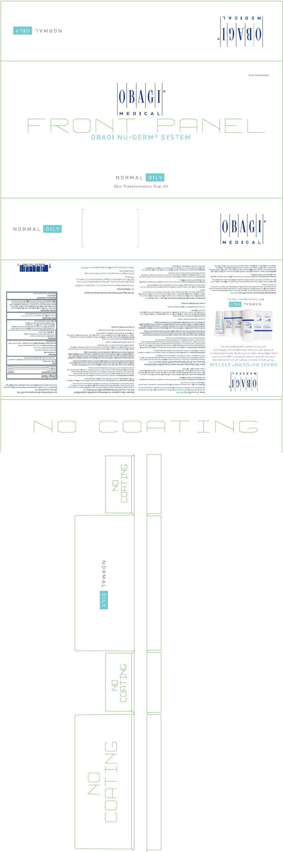 Nu-Derm System Normal-Dry (Hydroquinone, Octisalate and Zinc Oxide) package label