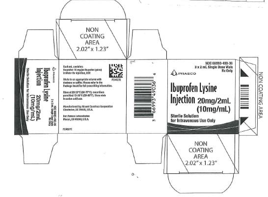 Ibuprofen Lysine package label