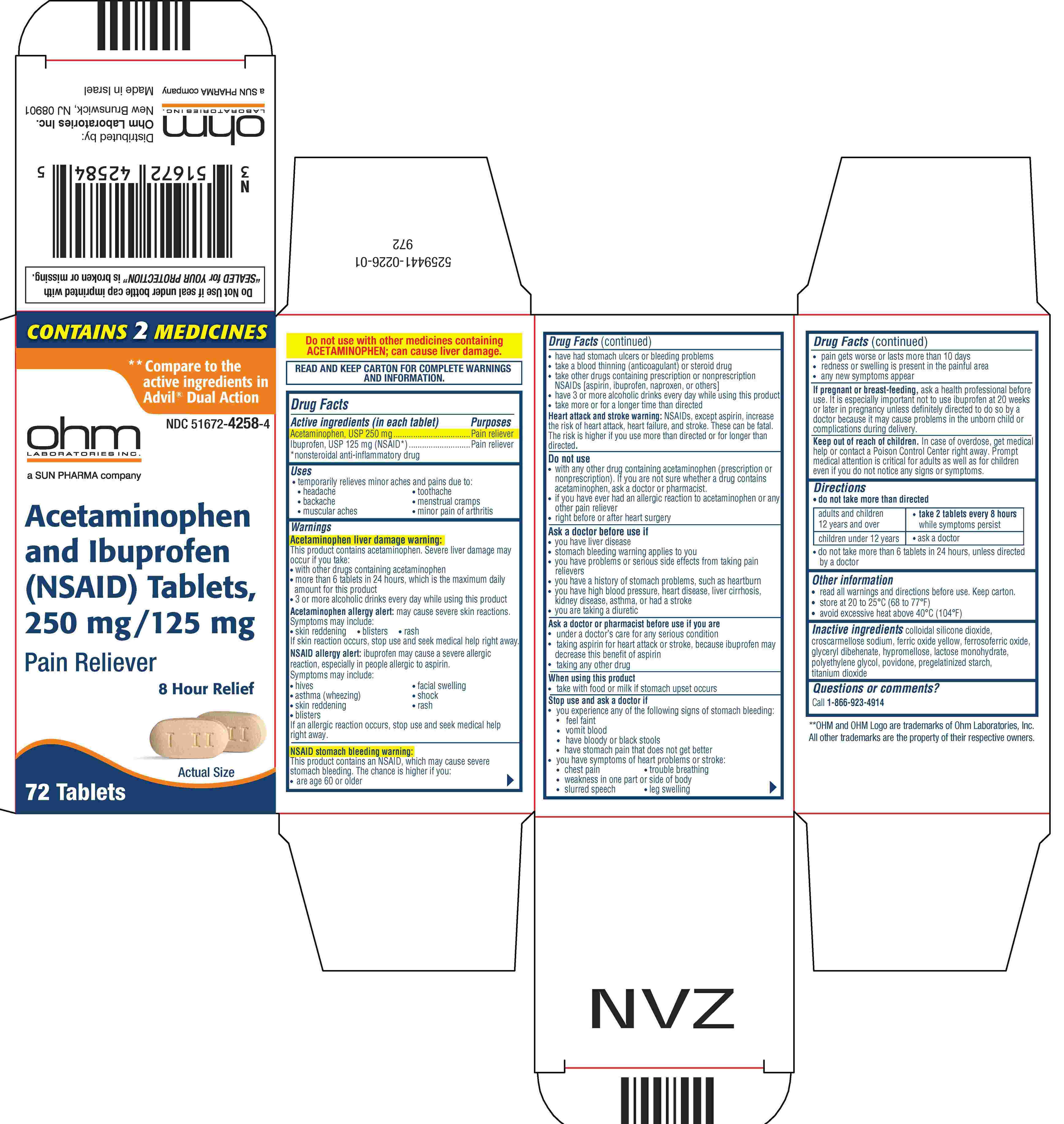 Ibuprofen, Caseys 4good (Ibuprofen Tablets) package label