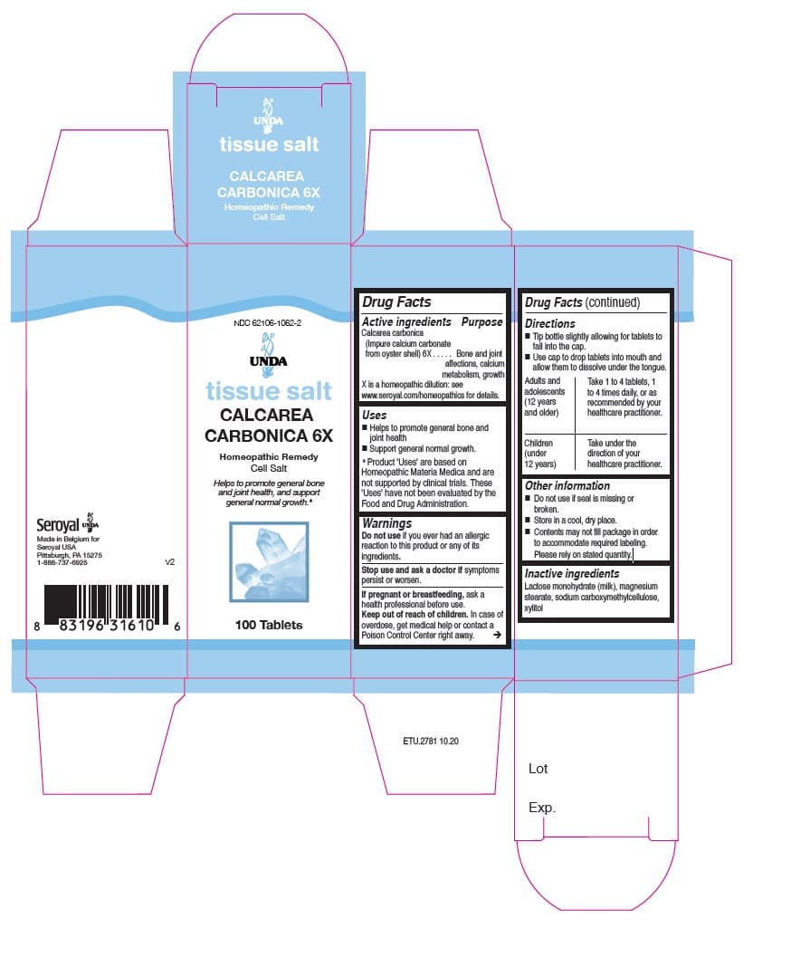 Calcarea Carbonica 6x (Impure Calcium Carbonate) package label