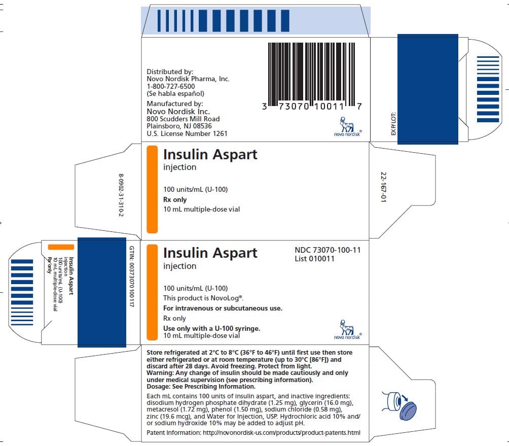 Insulin Aspart package label