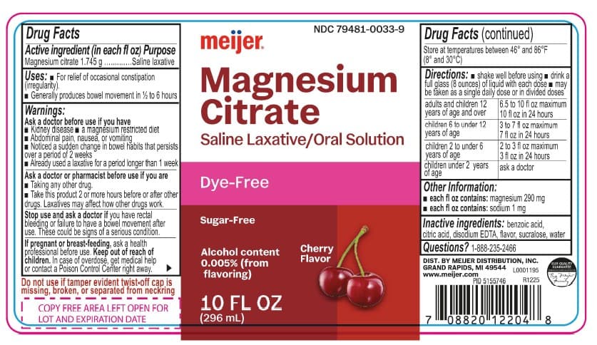 Citroma (Magnesium Citrate) package label
