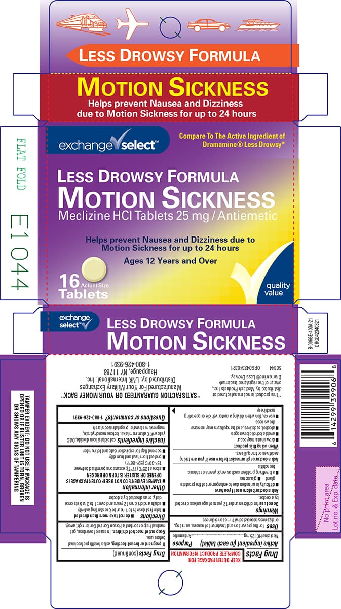 Medique Medi-Meclizine (Meclizine HCL) package label