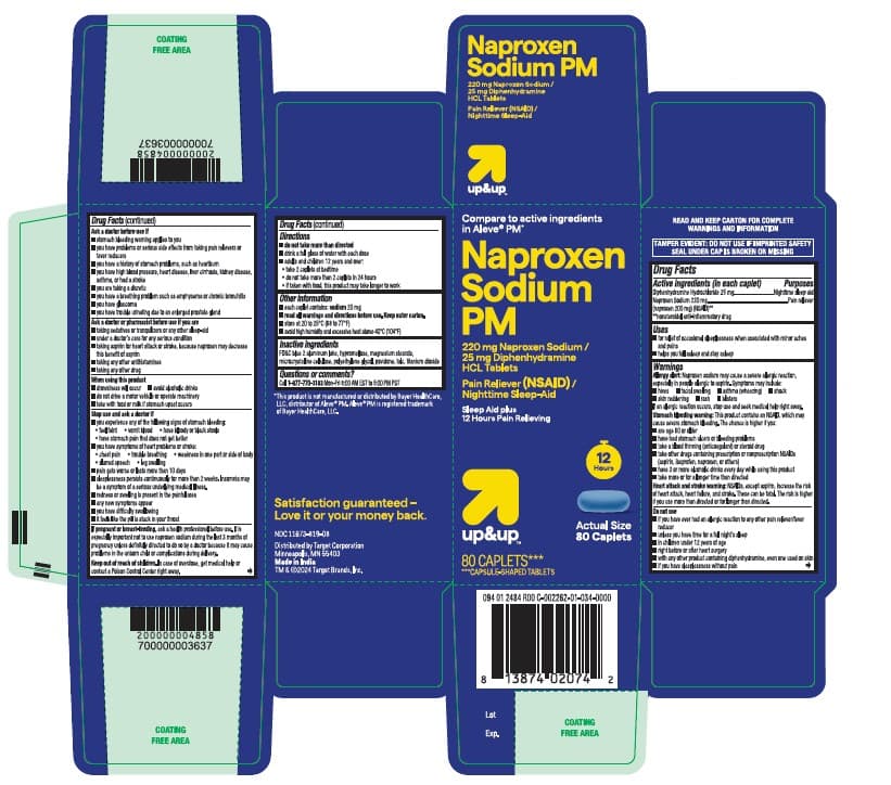 Naproxen Sodium and Diphenhydramine package label