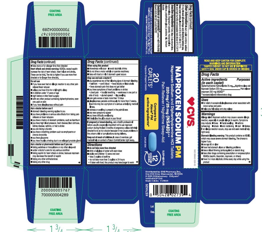 Naproxen Sodium Diphenhydramine HCL package label