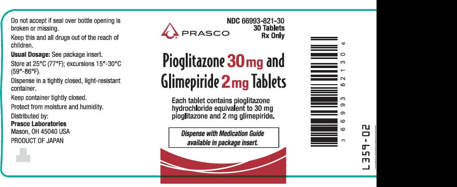 Duetact (Pioglitazone and Glimepiride) package label