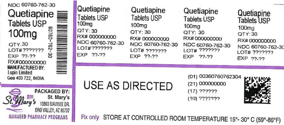 Quetiapine package label