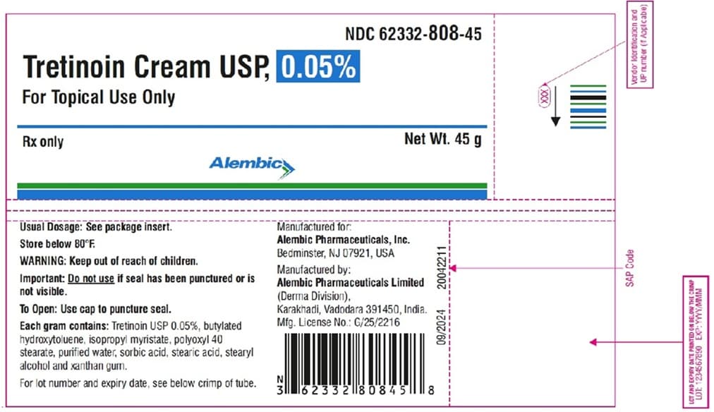 Tretinoin package label