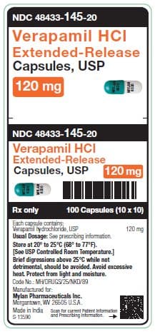 Verapamil Hydrochloride package label