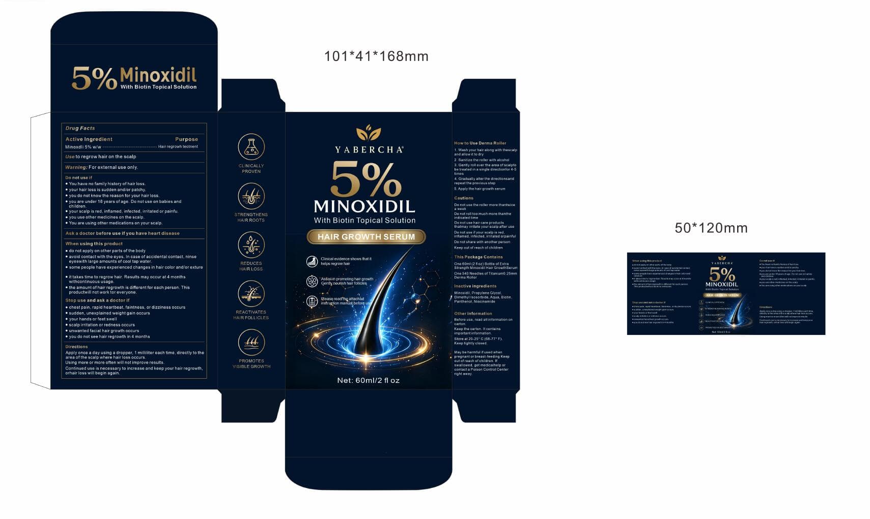 Bynisep 5% Minoxidil Hair Growth Serum — Reference image, actual packaging may vary