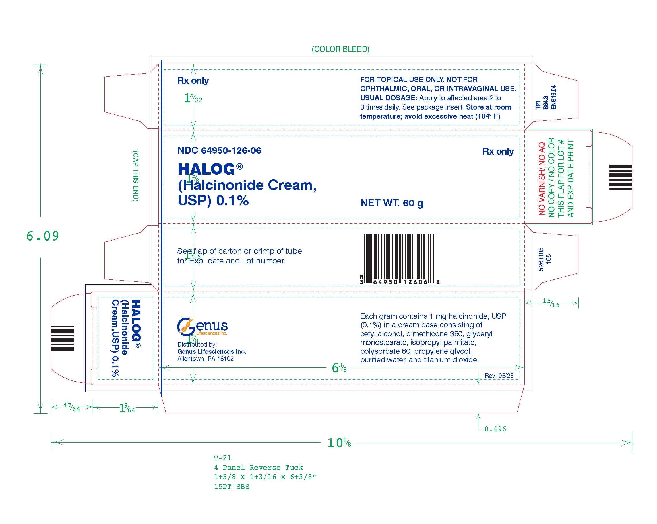 Halcinonide — Reference image, actual packaging may vary