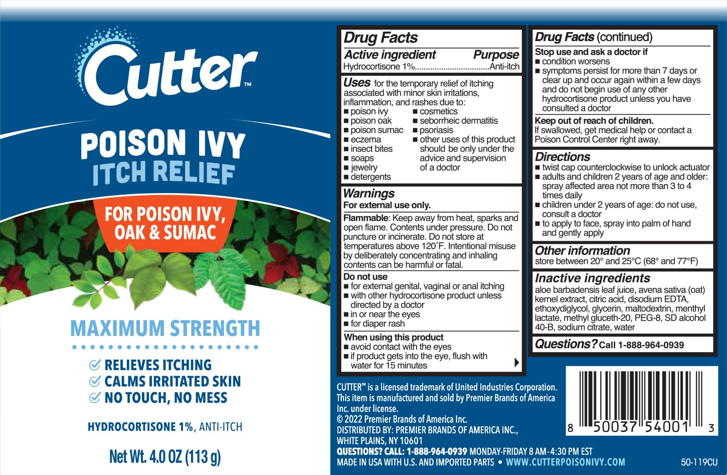 Hydrocortisone Continuous Spray — Reference image, actual packaging may vary