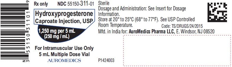 Hydroxyprogesterone Caproate — Reference image, actual packaging may vary