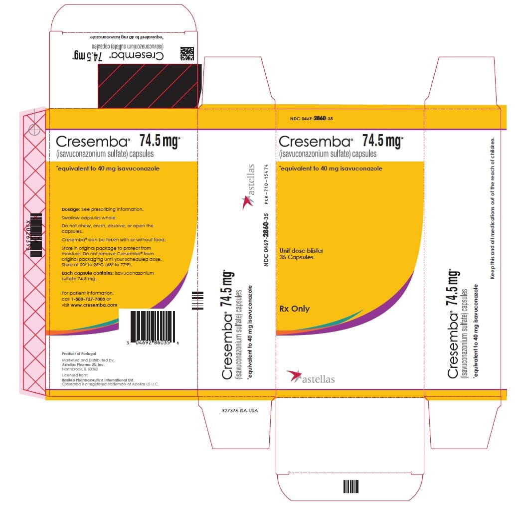 Cresemba — Reference image, actual packaging may vary