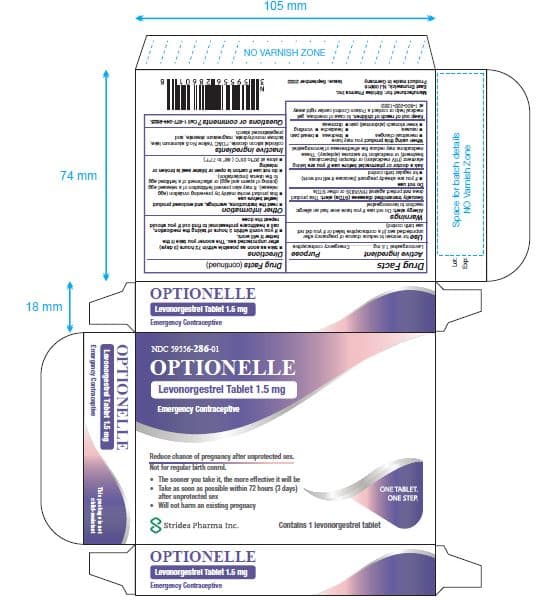 Levonorgestrel Tablet, 1.5 Mg — Reference image, actual packaging may vary