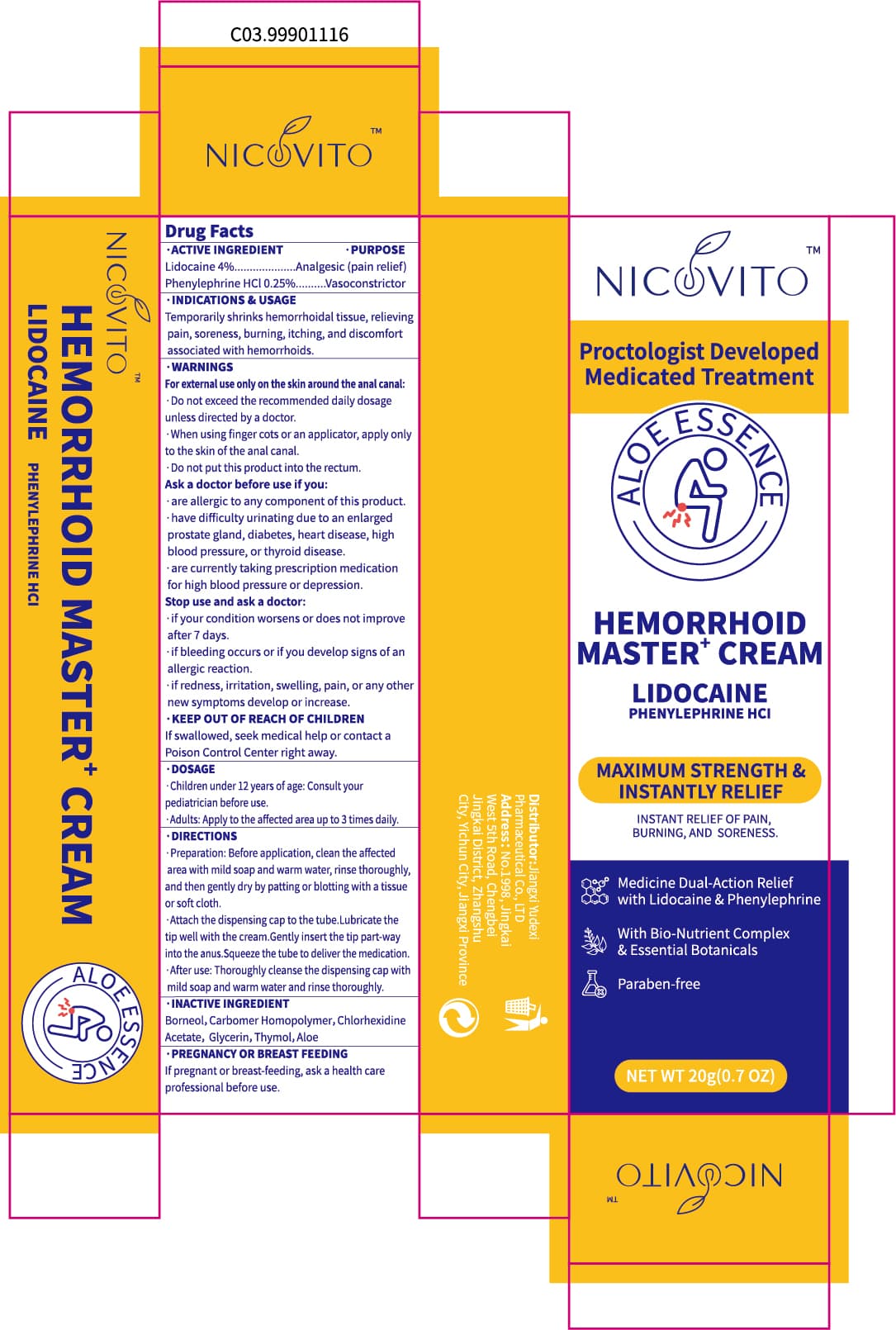 Alveora Hemorrhoid Master — Reference image, actual packaging may vary
