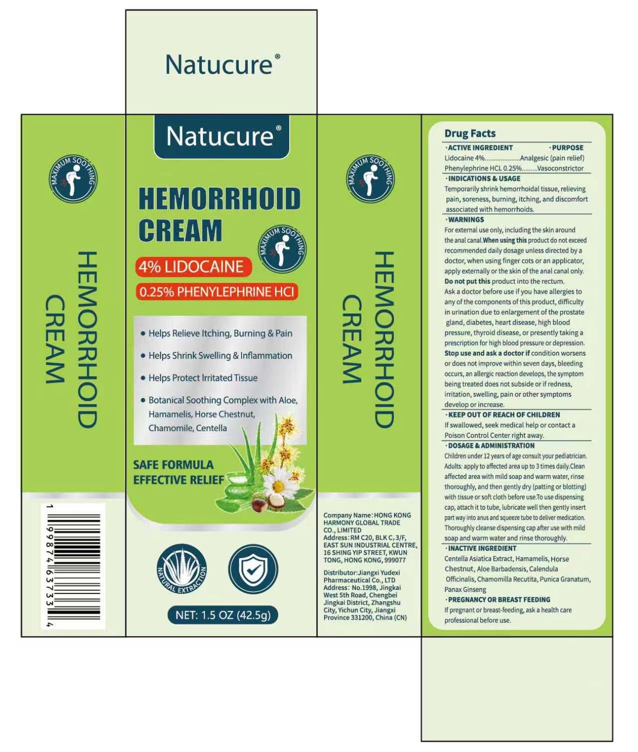 Natucure Hemorrhoid — Reference image, actual packaging may vary