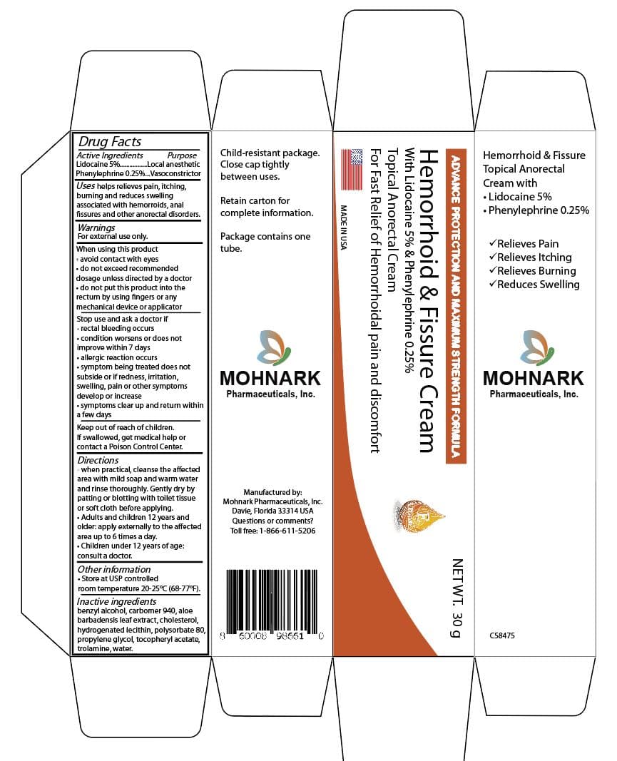 Hemorrhoid and Fissure Cream with Lidocaine 5% Plus... — Reference image, actual packaging may vary